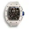 Replica Richard Mille-011 Ceramic White Strap