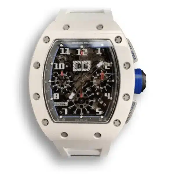 Replica Richard Mille-011 Ceramic White Strap