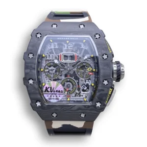 Replica Richard Mille 011 Carbon Fiber Camo Strap