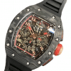 Replica Richard Mille -011 Forged Carbon Black Strap