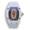 Replica Richard Mille 07-01 Diamond Dial and White Strap