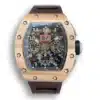 Replica Richard Mille 011 Brown Rubber Strap