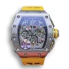 Replica Richard Mille 011 Felipe Massa Titanium Case and Orange Strap