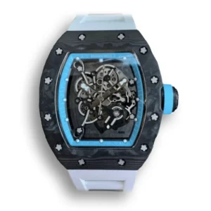 Super clone RM 055 V2 Carbon Fiber Rubber Strap