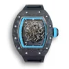 Super clone RM 055 V2 Carbon Fiber Skeleton Dial