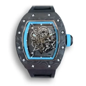 Super clone RM 055 V2 Carbon Fiber Skeleton Dial