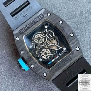 RM055 Best Edition KV Factory V2 Carbon Fiber Skeleton Dial