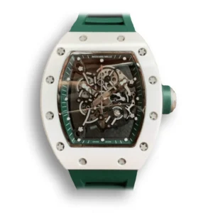 Super clone RM 055 V2 Ceramic Green Strap