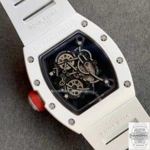 RM055 Best Edition KV Factory V2 Ceramic Rubber Strap