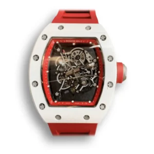 Super clone RM 055 V2 Ceramic Skeleton Dial