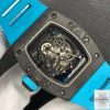 RM055 Best Edition ZF Factory Blue Rubber Strap
