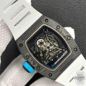 RM055 Best Edition ZF Factory Carbon Fiber Skeleton Dial