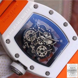 RM055 KV Factory Best Edition Swiss ETA8215 Orange Strap