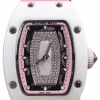 Replica Richard Mille 07-01 Red Dial with Diamonds and Pink Strap