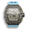 Replica Richard Mille-011 Blue Strap and Black Case