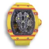 Superclone Richard Mille 27-03 Rafael Nadal Tourbillon with Yellow Strap