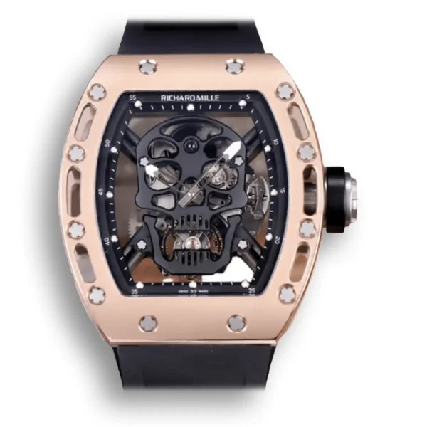 Super clone RM 52-01 Tourbillon Rose Gold Case