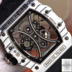 RM53-01 Best Edition Swiss ETA Imported mechanical movement Skeleton Dial Black rubber strap