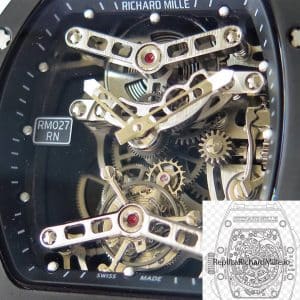 Replica RM 27 Transparent Black Dial