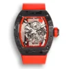 Replica RM055 NTPT Best Edition BBR Factory Carbon Fiber Red Strap