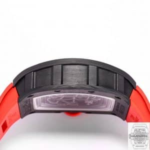 Replica RM 055 NTPT Carbon Fiber Red Strap