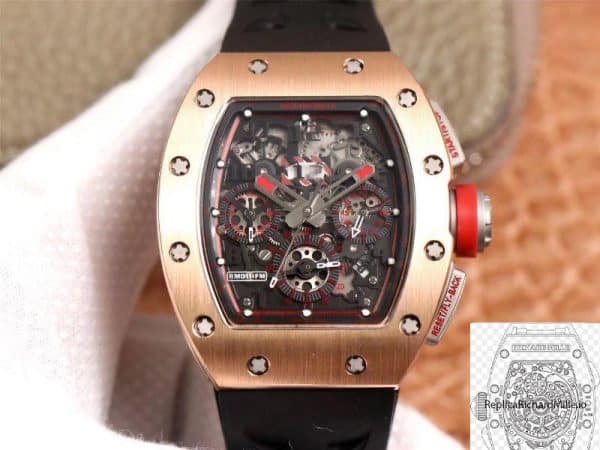 Photo 5 - RM 011 Replica RM 011-03 Flyback Rose Gold