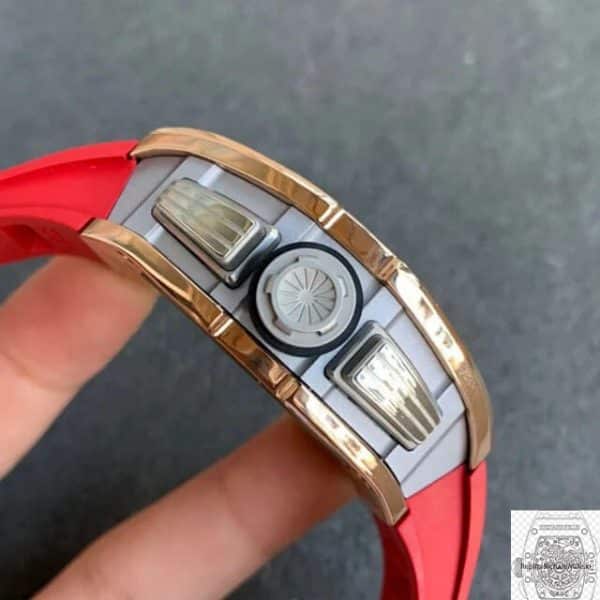 Photo 2 - RM 011 Replica RM 011 Rose Gold Red Strap