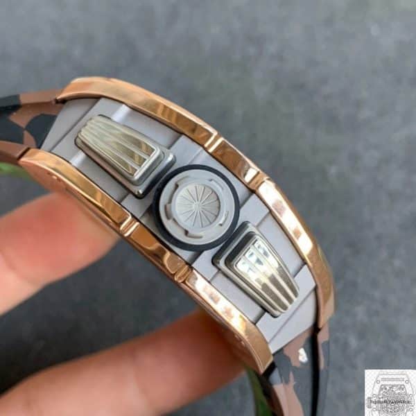 Photo 2 - RM 011 Replica RM 011 Rose Gold Camouflage Strap
