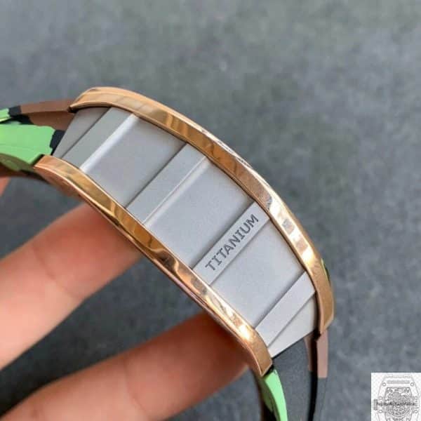 Photo 3 - RM 011 Replica RM 011 Rose Gold Camouflage Strap