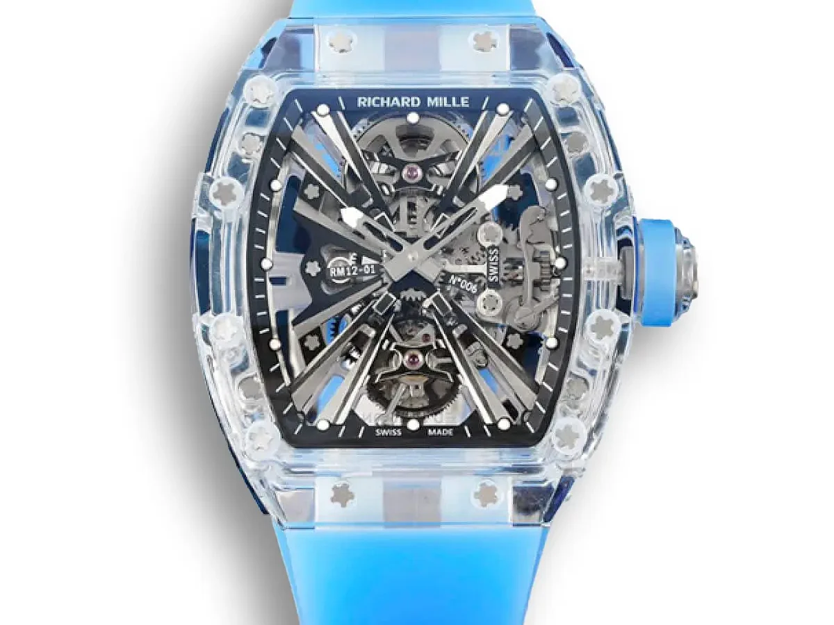 Montre retailer richard mille bracelet bleu