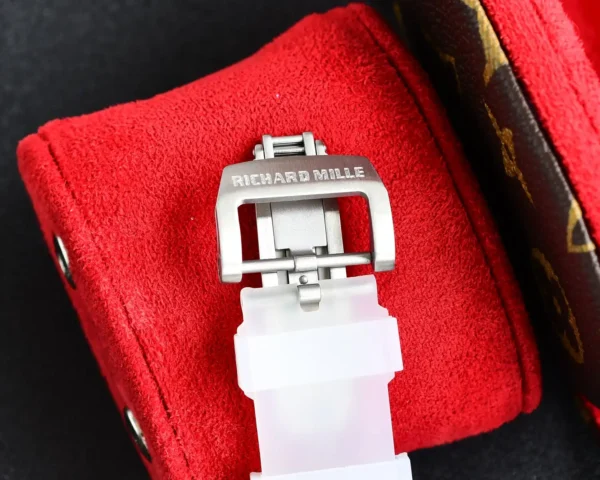 Photo 9 - RM 35-02 Replica Richard Mille RM35-02 Transparent Case White Strap