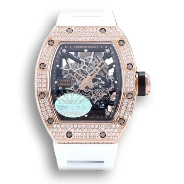 RM035 Americas Best Edition KV Factory Rose Gold Diamond Case