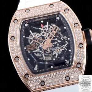 RM035 Americas Best Edition KV Factory Rose Gold Diamond Case