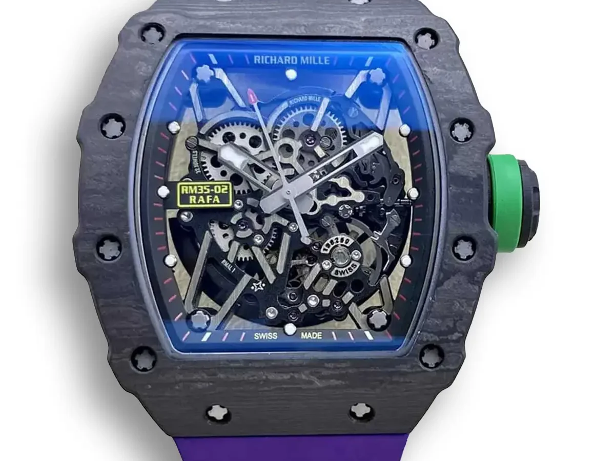 Purple richard mille sale