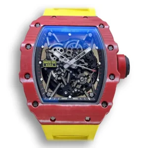 RM35-02 Best Edition T+ Factory Red Carbon Fiber NTPT Case