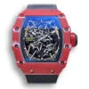 RM35-02 Best Edition T+ Factory Red Carbon Fiber NTPT Case Black Strap