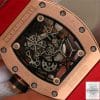 Replica Richard Mille RM035 Americas KV Factory Best Edition Rose Gold Red Strap