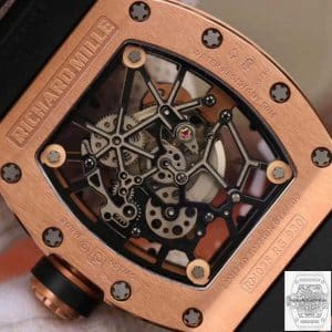 Replica RM 035 Americas Rose Gold Black Strap