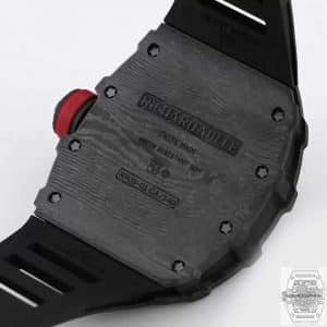 Replica RM 35-01 Black Rubber Strap