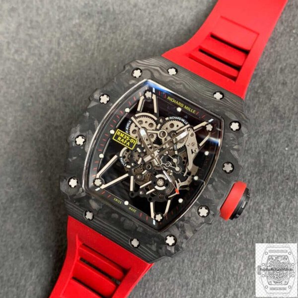 Replica Richard Mille RM35-01 11 Best Edition KV Factory Red Strap