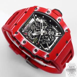 Replica Richard Mille RM35-02 Red Carbon Fiber Case