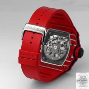 Replica Richard Mille RM35-02 Red Carbon Fiber Case