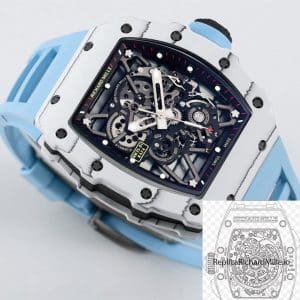 Replica Richard Mille RM35-01 BBR Factory Blue Strap