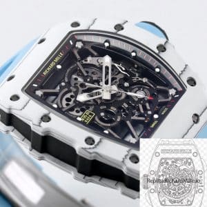 Replica Richard Mille RM35-01 BBR Factory Blue Strap