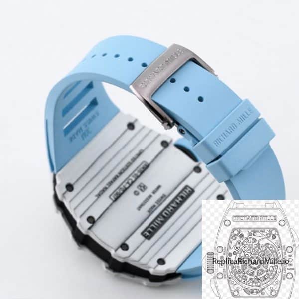 Replica Richard Mille RM35-01 BBR Factory Blue Strap
