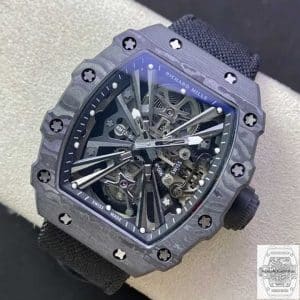 Replica Richard Mille RM12-01 1:1 Best Edition RM Factory Tourbillon Skeleton Dial