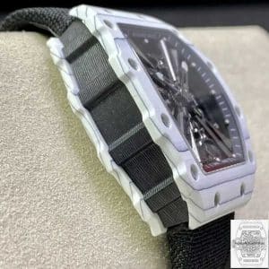 Replica Richard Mille RM12-01 Tourbillon 1:1 Best Edition RM Factory White Carbon Fiber Case