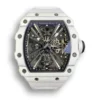 Replica Richard Mille RM12-01 Tourbillon 1:1 Best Edition RM Factory White Rubber Strap