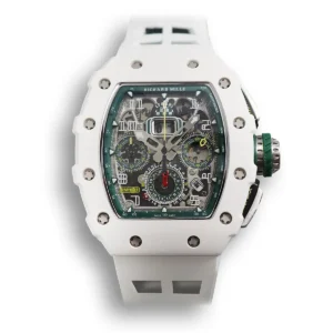 Réplique Richard Mille refRM011-03LMC bracelet blanc