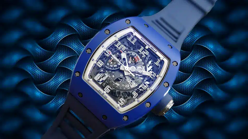 blue richard mille watch